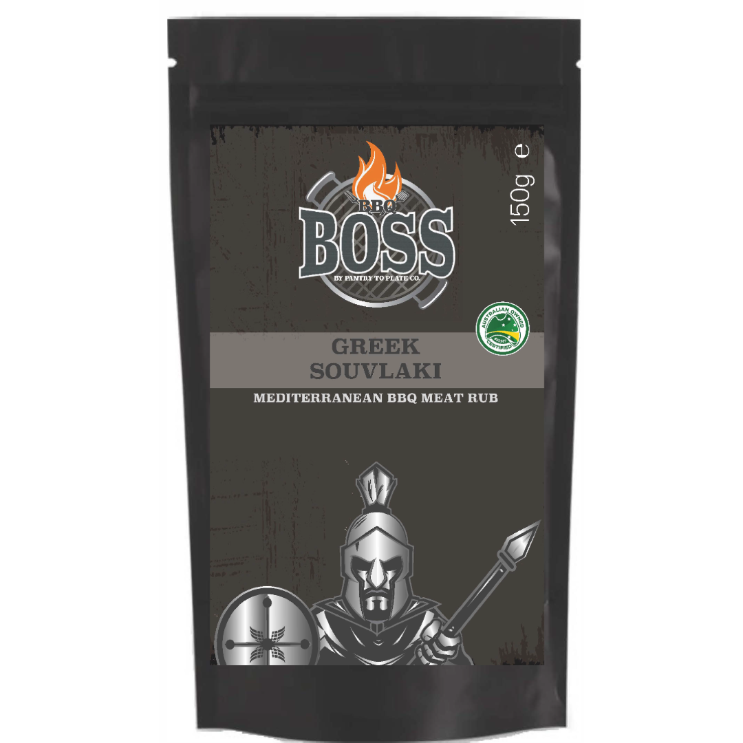 BBQ BOSS Greek Souvlaki Meat Rub Pouch