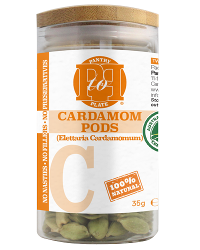 Dried Spice: Cardamom Pods Green